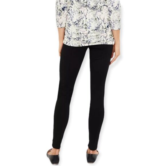 NWT Jessica Simpson Skinny Faux-Leather Maternity Pants - Picture 2 of 5